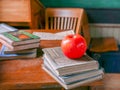 Schoolhouse Apple Royalty Free Stock Photo