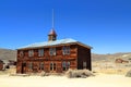 Bodie State Historic Site, Historic School House of the Ghost Town, Eastern Sierra, California, USA Royalty Free Stock Photo
