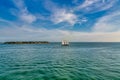 Schooner Past Small Island