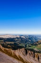 Schrattenfluh peak view from Brienzer Rothorn, Entlebuch, Switzerland Royalty Free Stock Photo