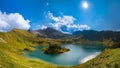 Schrecksee lake in high Alpine mountains Royalty Free Stock Photo