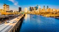 The Schuylkill Expressway and Philadelphia skyline seen from the