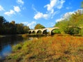 Schuylkill River Trail near Douglassville, Pennsylvania Royalty Free Stock Photo