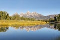 Schwabacher's Landing in the Grand Tetons Royalty Free Stock Photo