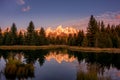 Schwabachers Landing area on the Snake River Royalty Free Stock Photo