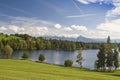 Schwalten pond in allgaeu