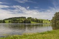 Schwalten pond in allgaeu