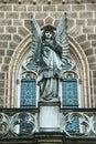 Schwarzenberg tomb -detail,statue of an angel. Royalty Free Stock Photo