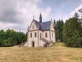 Schwarzenberg tomb located in Orlik castle park, near Orlik dam