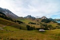 Schwarzsee ski resort in Swiss Prealps Royalty Free Stock Photo