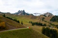 Schwarzsee ski slopes in Swiss Prealps Royalty Free Stock Photo