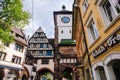 Schwarzwald. Freiburg im Breisgau. August 2017.Sights in the student old town Freiburg im Breisgau.Germany in Black Forest Royalty Free Stock Photo