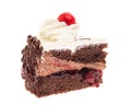 `SchwarzwÃÂ¤lderkirschtorte` - A small piece of Black Forest Cake