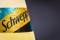 Schweppes carbonated drink in a plastic bottle Royalty Free Stock Photo