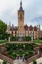 The Schwerin Castle a cloudy day of summer, Germany Royalty Free Stock Photo