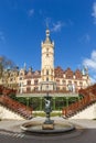 Schwerin Castle Schweriner Schloss Orangerie Parliament Government Mecklenburg-Vorpommern portrait format in Germany