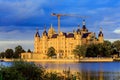 Schwerin Castle in summer day Royalty Free Stock Photo