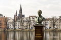 Heinrich Schliemann bust, Schwerin, Germany Royalty Free Stock Photo