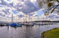 Schwerin Lake - View to a Boat, Mecklenburg-Vorpommern