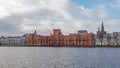 Panorama of Schwerin, the capital of the German state Mecklenburg-Vorpommern