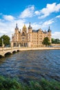 Schwerin palace or Schwerin Castle, northern Germany Royalty Free Stock Photo