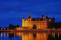 Schwerin palace night