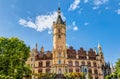 Schwerin Palace in romantic Historicism architecture style Royalty Free Stock Photo