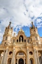 Schwerin Palace in romantic Historicism architecture style Royalty Free Stock Photo