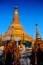 Schwezigon Pagoda- Bagan, Burma (Myanmar) Royalty Free Stock Photo