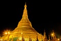 Schwezigon Pagoda- Bagan, Burma (Myanmar) Royalty Free Stock Photo