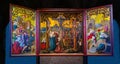 The SchÃÂ¤ufelein altar from 1520 in the collegiate church of TÃÂ¼bingen. Baden WÃÂ¼rttemberg, Germany