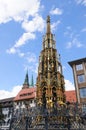 SchÃÂ¶ner Brunnen - NÃÂ¼rnberg/Nuremberg, Germany