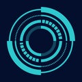 sci fi circle frame modern user interface element Technology futuristic