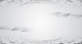 Sci-fi gray background with various technology elements. Science concept, circles with shadows and lines. Abstract hi tech