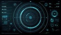 Sci-Fi HUD Interface Royalty Free Stock Photo