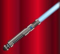Blue Light Sword Weapon Handle Royalty Free Stock Photo