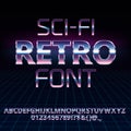 Sci-Fi retro font