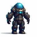 Sci-Fi Tactical Power Suit Royalty Free Stock Photo