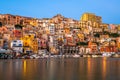 Sciacca, Sicily, Italy from the Port Royalty Free Stock Photo