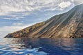 Sciara on Stromboli volcano in Stromboli island Royalty Free Stock Photo