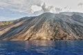 Sciara on Stromboli volcano in Stromboli island