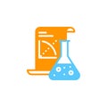 Science Application icon vector, filled flat sign, solid colorful pictogram isolated on white.