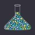 Science beaker concept