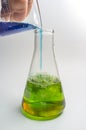 Science Beaker Experiment Royalty Free Stock Photo