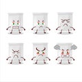 Science bottle cartoon character with various angry expressions