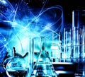 Science Chemical medical research lab tools Royalty Free Stock Photo