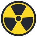 Versatile Radioactive Symbol Vector - Nuclear Energy Symbol Royalty Free Stock Photo