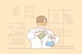 Science, chemistry, experiment concept Royalty Free Stock Photo