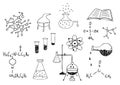 Science and chemistry set Royalty Free Stock Photo