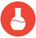 Beaker Isolated Vector icon that can easily modify or edit Royalty Free Stock Photo